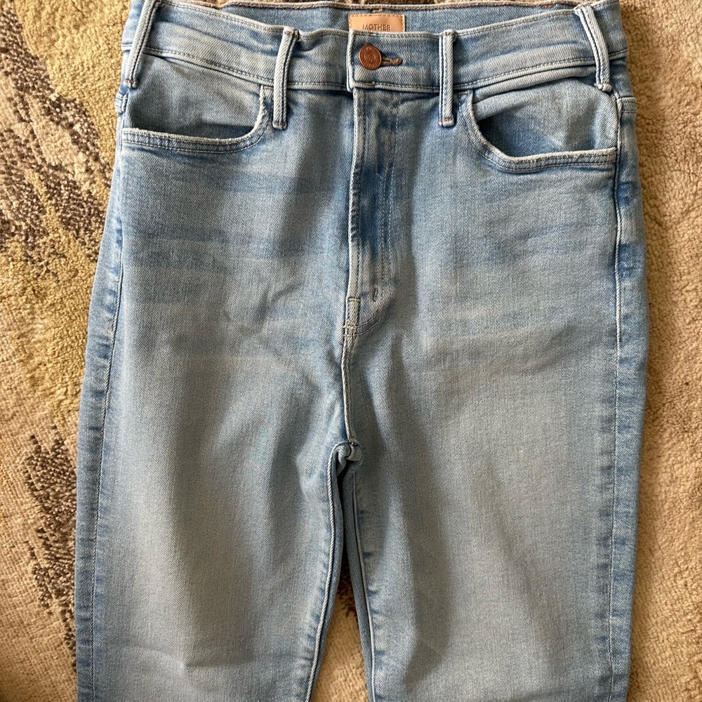 NEW MOTHER DENIM HUSTLER ANKLE JEANS PANTS 29 WOW - Picture 2 of 7